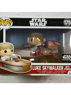 Funko Pop! Star Wars Luke Skywalker with Speeder #175 Smuggler’s Bounty Exclusiv